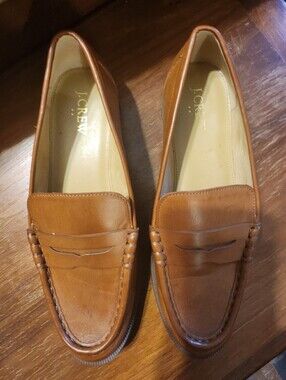 J Crew Camel Loafers